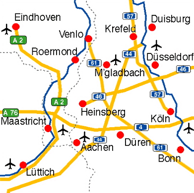 Lageplan Heinsberg ohne Rahmen